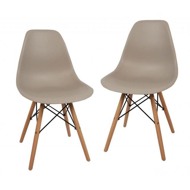 Стул кухонный Bonro В-173 FULL KD на ножках 2 шт. Коричневый (42400433)