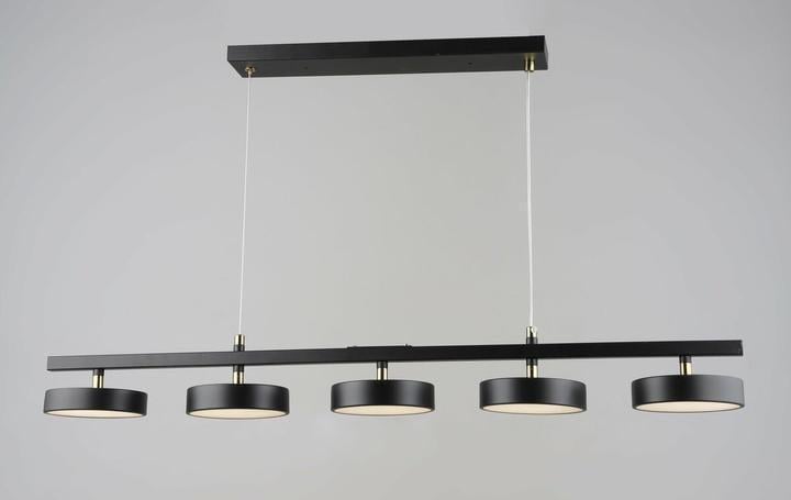 Люстра підвісна світлодіодна B NQ6669/5 BK+COP (00000138969)