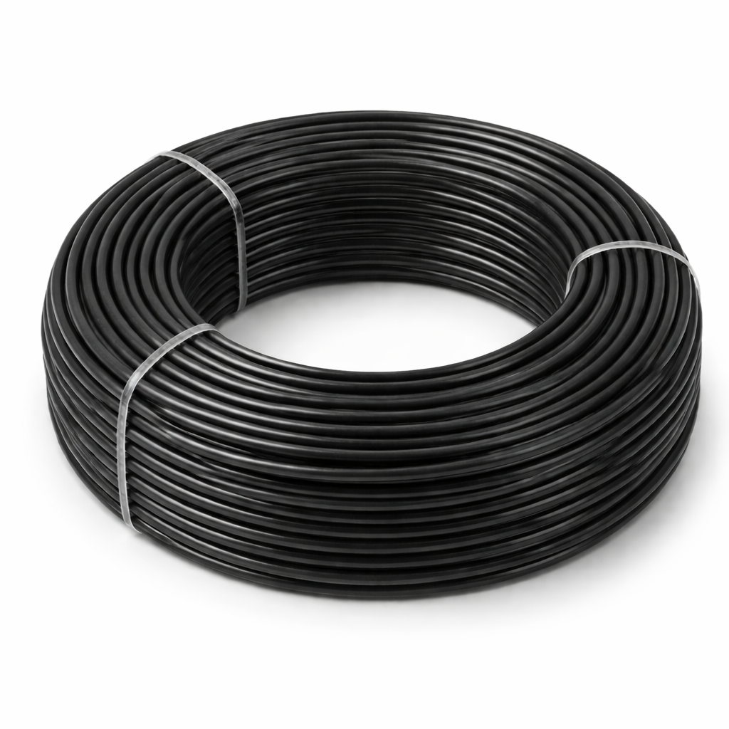Кабель медный гибкий 22AWG 0,3 кв. мм силиконовый термостойкий -60…+200°C 8A 600V 60x0,08TS Ø 1,7 мм Черный (2936467174)