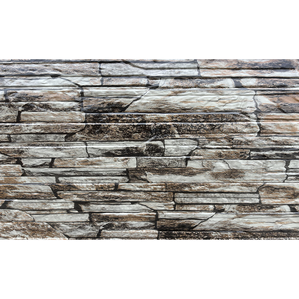 Фасадна панель з утеплювачем MF Panel MB-01-002 Мармур PUR Al-Zn Г2 2900х383х16 мм