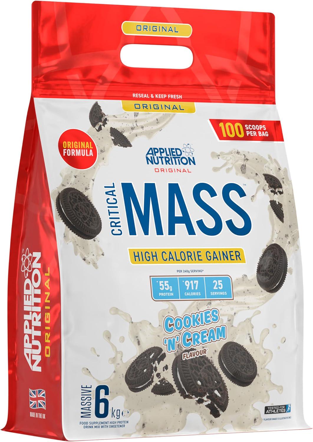 Гейнер Applied Nutrition Critical Mass Oriгinal Cookies 'n' Cream 6000 г