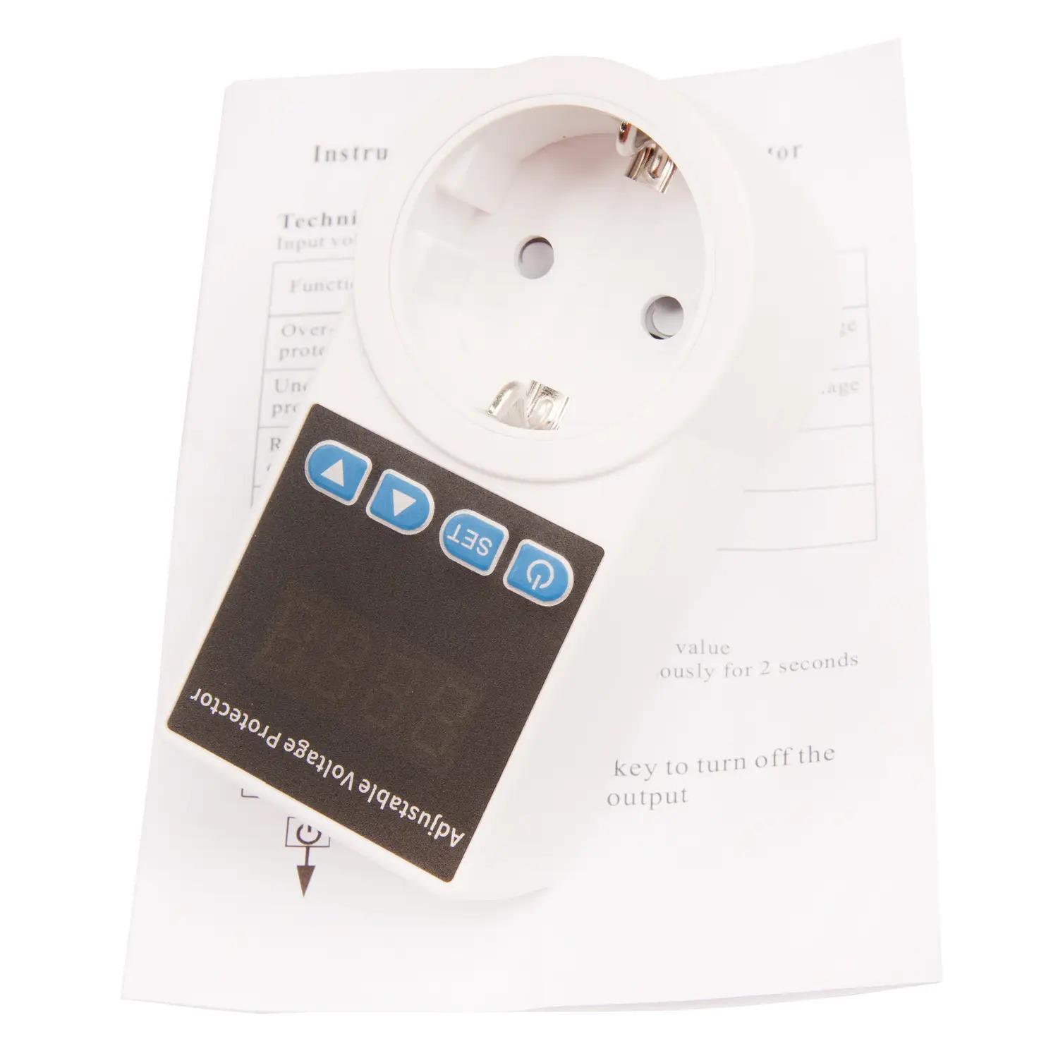 Реле напряжения в розетку Voltage protector Белый (1010852-White) - фото 5