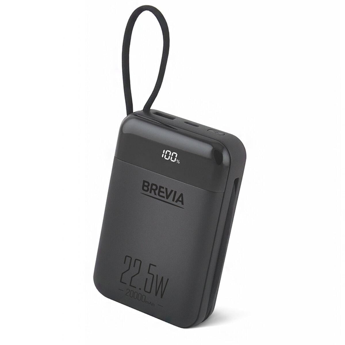 Повербанк Brevia 20000 mAh/22,5W Type-C/Lightning Ca/Li-Pol/LCD