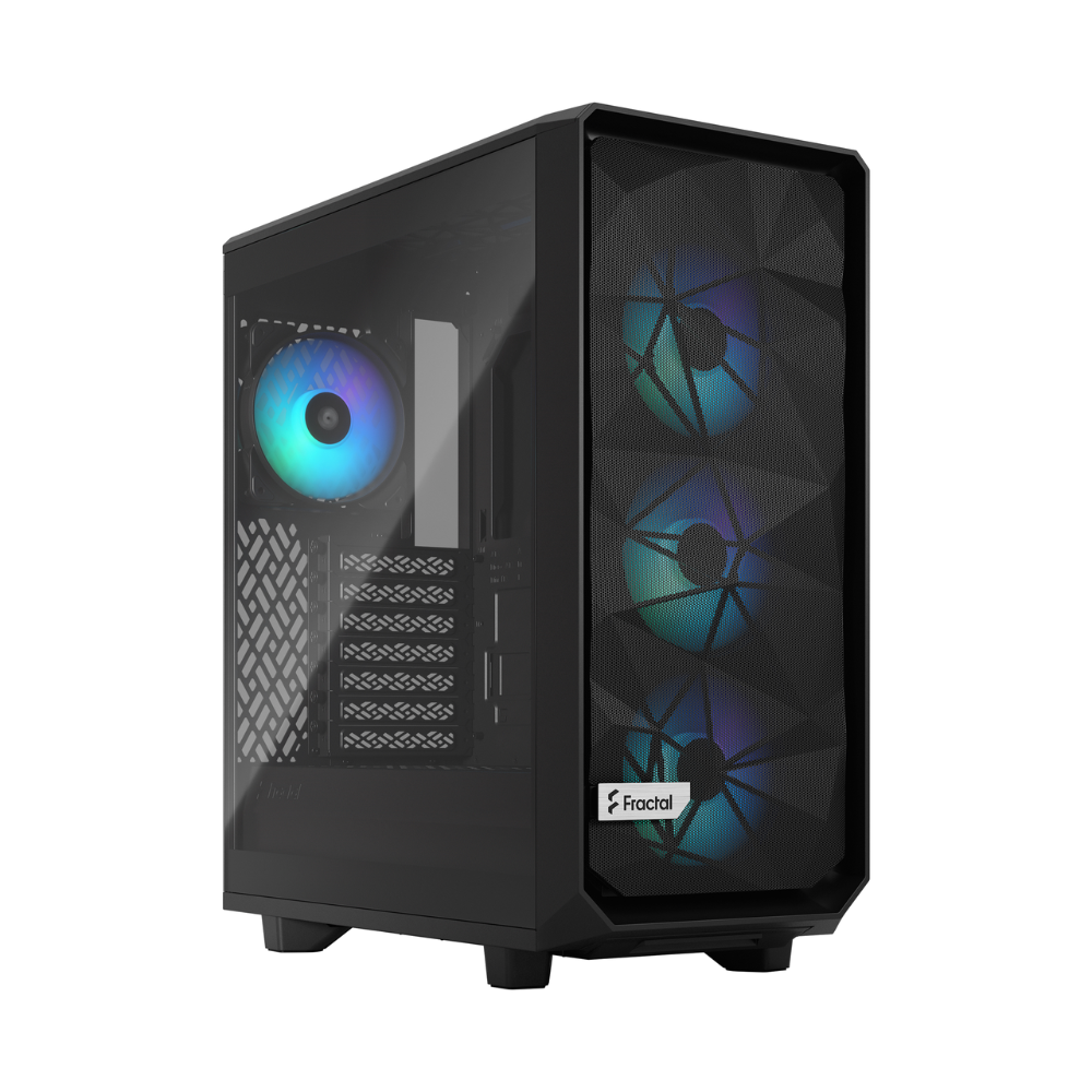 Корпус для компьютера Fractal Design Meshify 2 Compact Lite RGB TG Black (12133621)