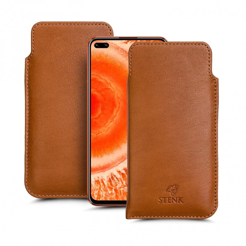 Футляр Stenk Elegance для Huawei Honor View 30 Camel (66019)