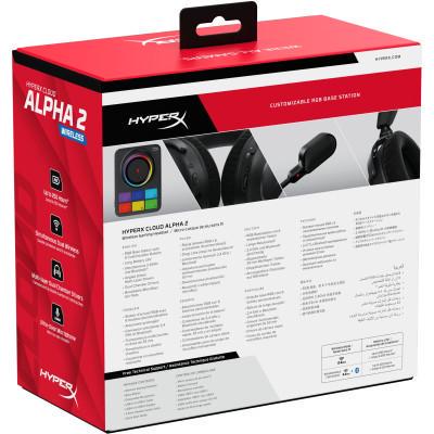 Наушники HyperX Cloud Alpha 2 Wireless Black (AJ5C7AA) - фото 7
