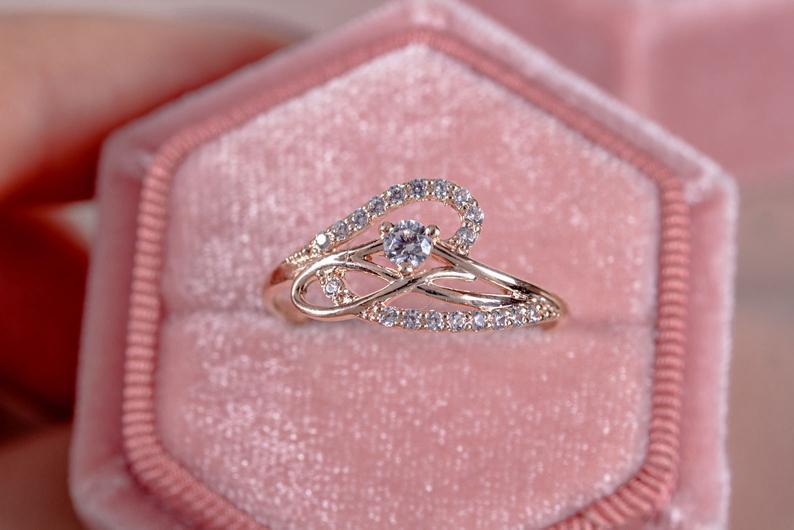 Каблучка золота з фіанітами (2248360570)