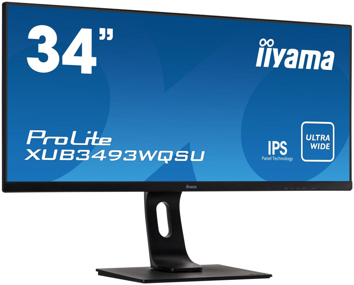 Монітор з HDR Iiyama ProLite XUB3493WQSU-B1 34" (4948570117147)