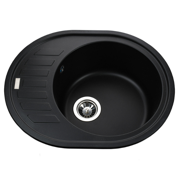 Гранитная мойка Globus Lux Arno 620х500 мм А0002 Черный