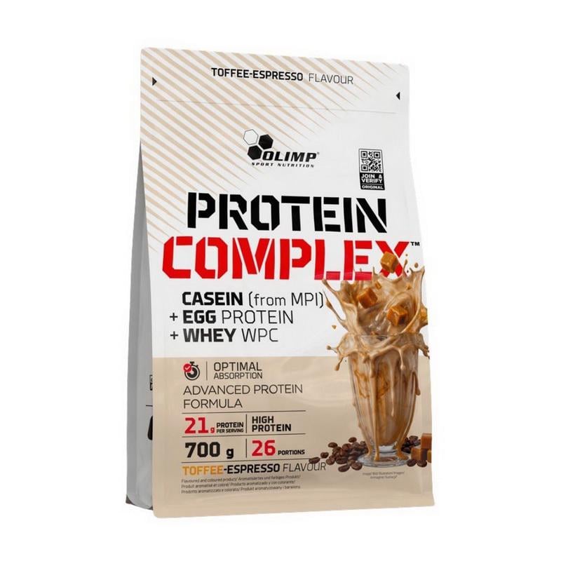Протеїн комплексний казеїн яєчний білок WPC Olimp Protein Complex 700 г Тофі-еспресо Протеїн комплексний казеїн яєчний білок WPC Olimp Protein Complex 700 г Тофі-еспресо