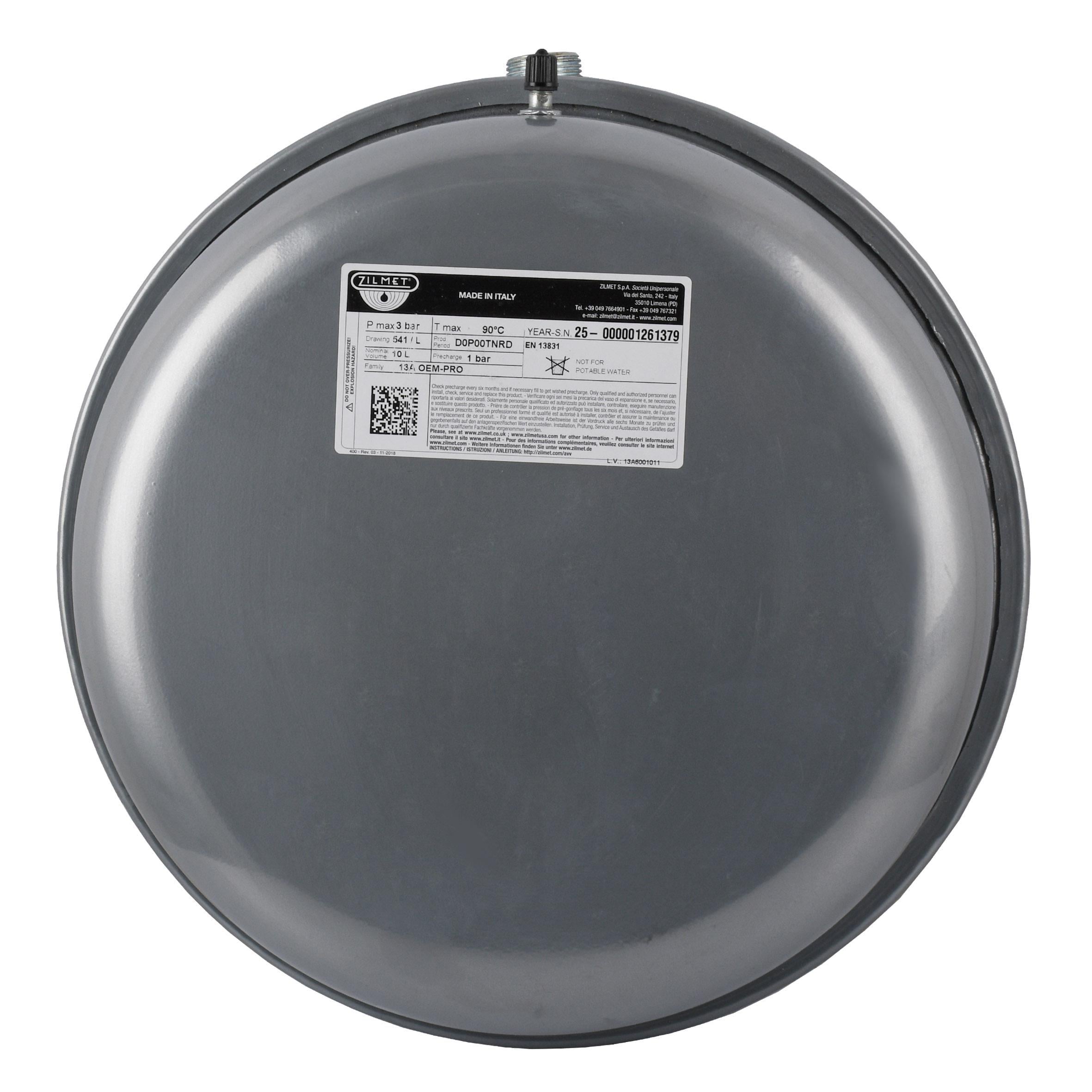 Бак Zilmet oem-pro для монтажу в котли 541 10 л 3 bar 13A6001011 (000001448)