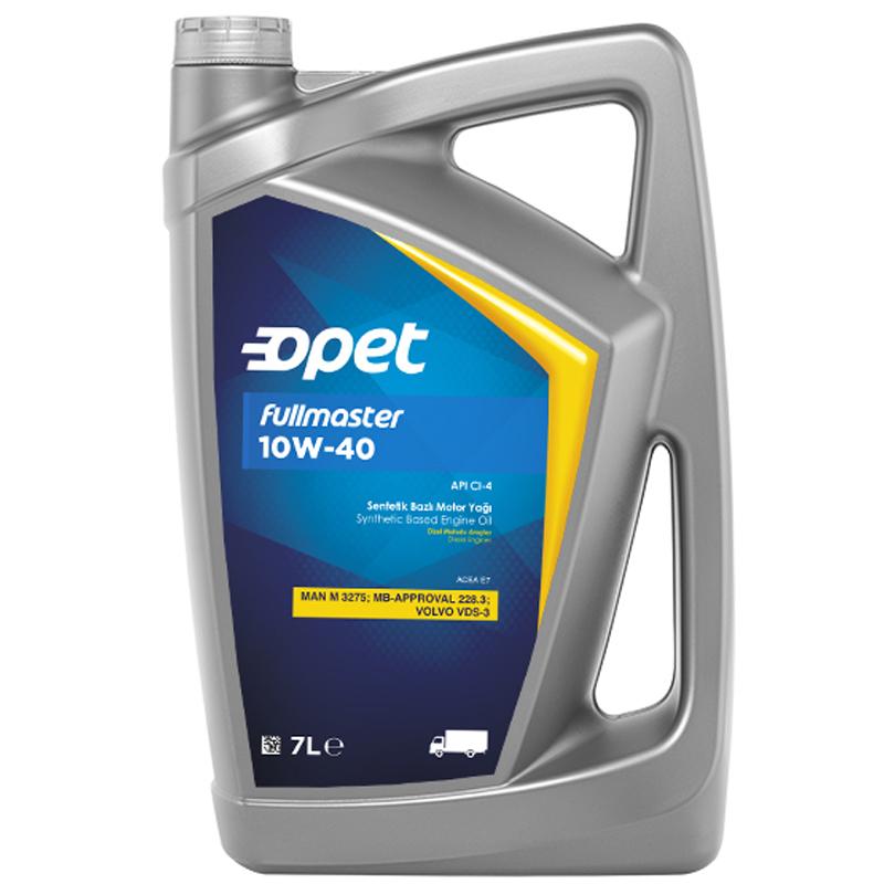Моторное масло Opet FULLMASTER 10W-40 TRUCK синтетическое 7 л (12930305)