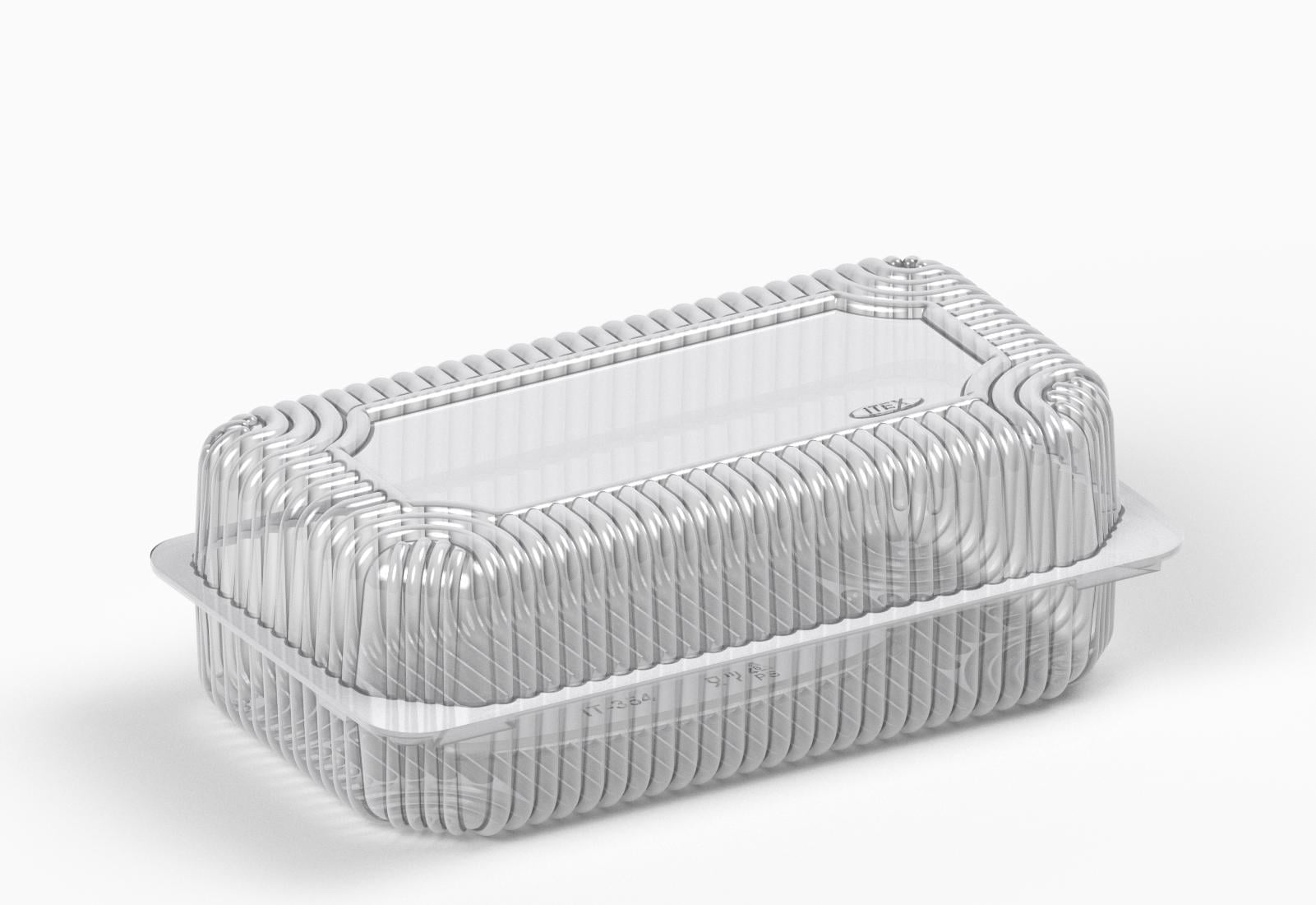 Упаковка для пищевых продуктов Альфапак пластиковая 1750 мл 200 шт. (ПС-120)