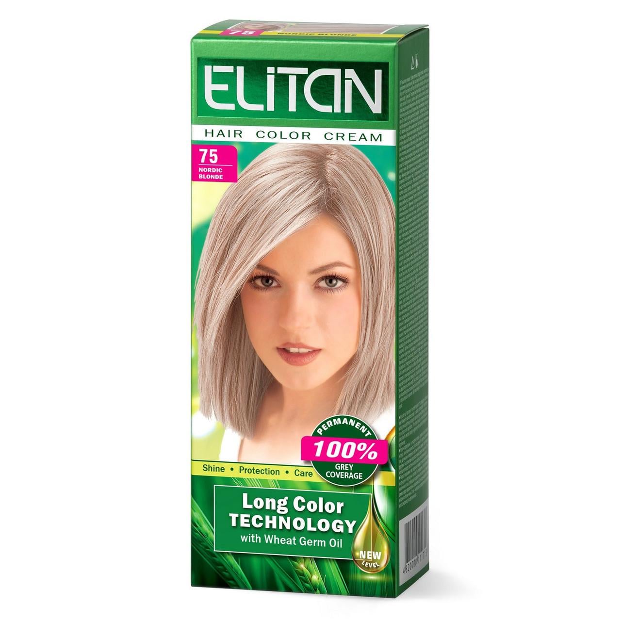 Крем-краска для волос стойкая ELITAN №75 Нордический блондин (2199852902)