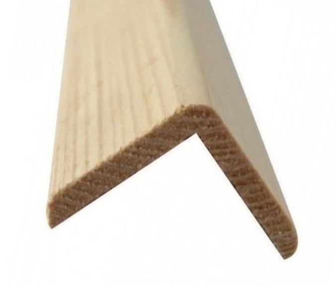 Дерев'яний куточок зовнішній зрощений 40х40х2500 мм (28780227)