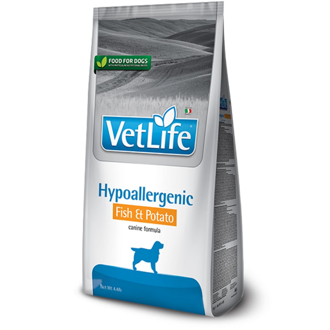 Корм для собак сухой Farmina dog Vet Life Hypoallergenic Fish & Potato 12 кг