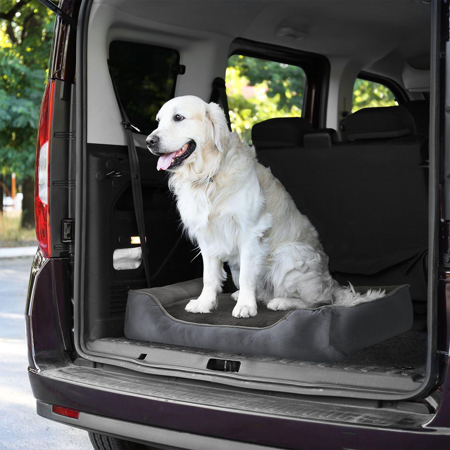 Лежак для собаки Eila L 75х60х15 см Серый 9836082) - фото 3