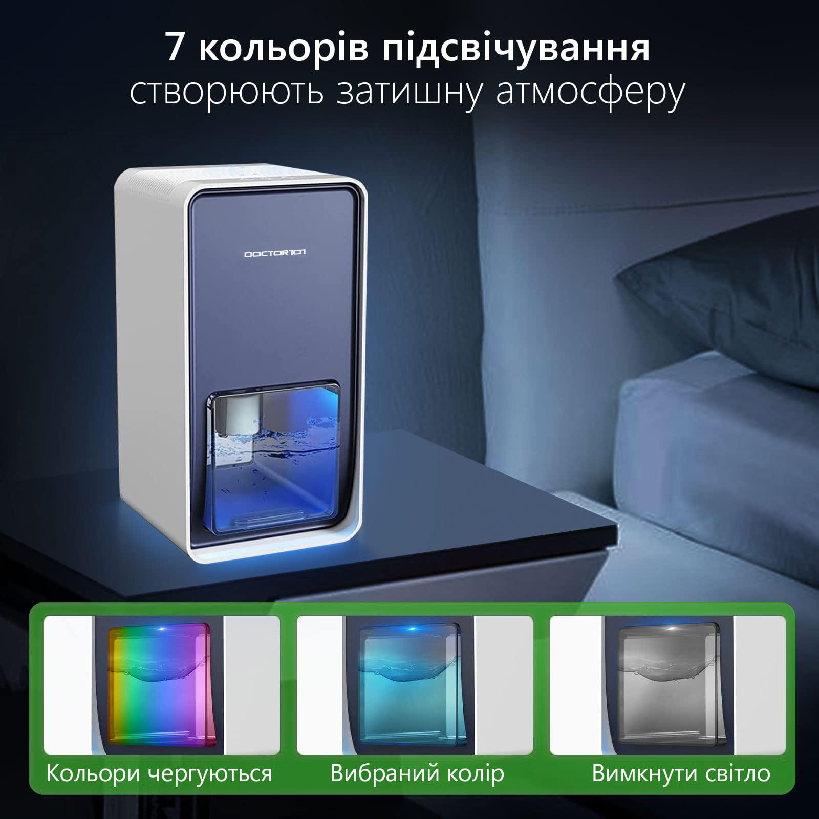 Осушувач повітря конденсаційний LEVANTE-101 безшумний з нічником 1,2 л (СS3) - фото 10