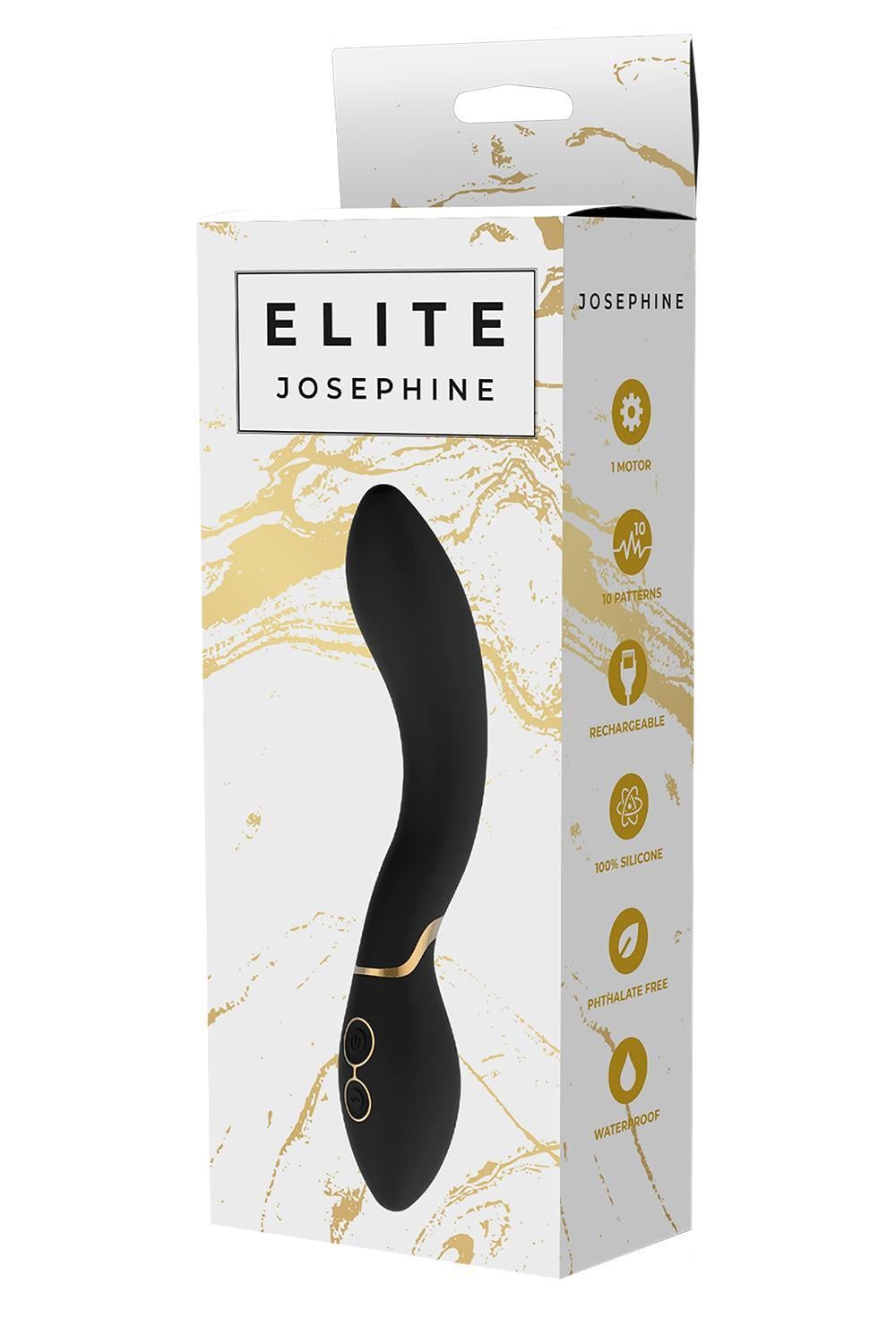 Вибромассажер для точки G Dream Toys Elite Josephine черный Вибромассажер для точки G Dream Toys Elite Josephine черный