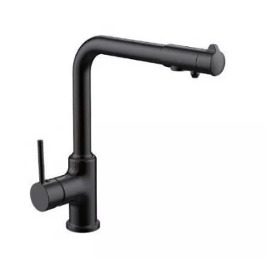 Смеситель для кухни Gappo G4390-10 с подключением фильтра Черный