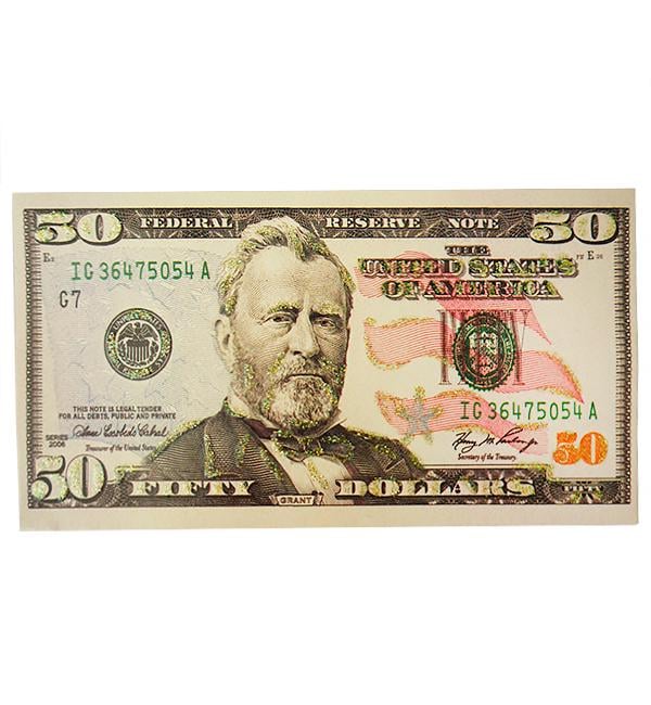 Конверт для денег 50 долларов  (51908)