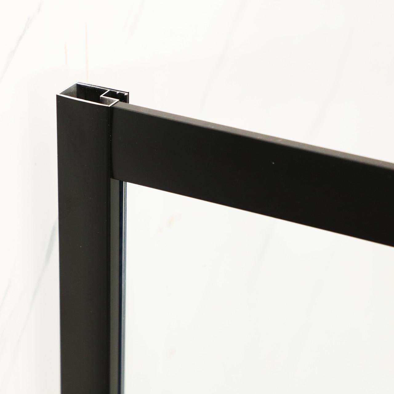 Душевая кабина без поддона MIXXUS Premium DIVERSE SC02-90x90x195-TR прозрачное стекло 5 мм Black (MI6862) - фото 4