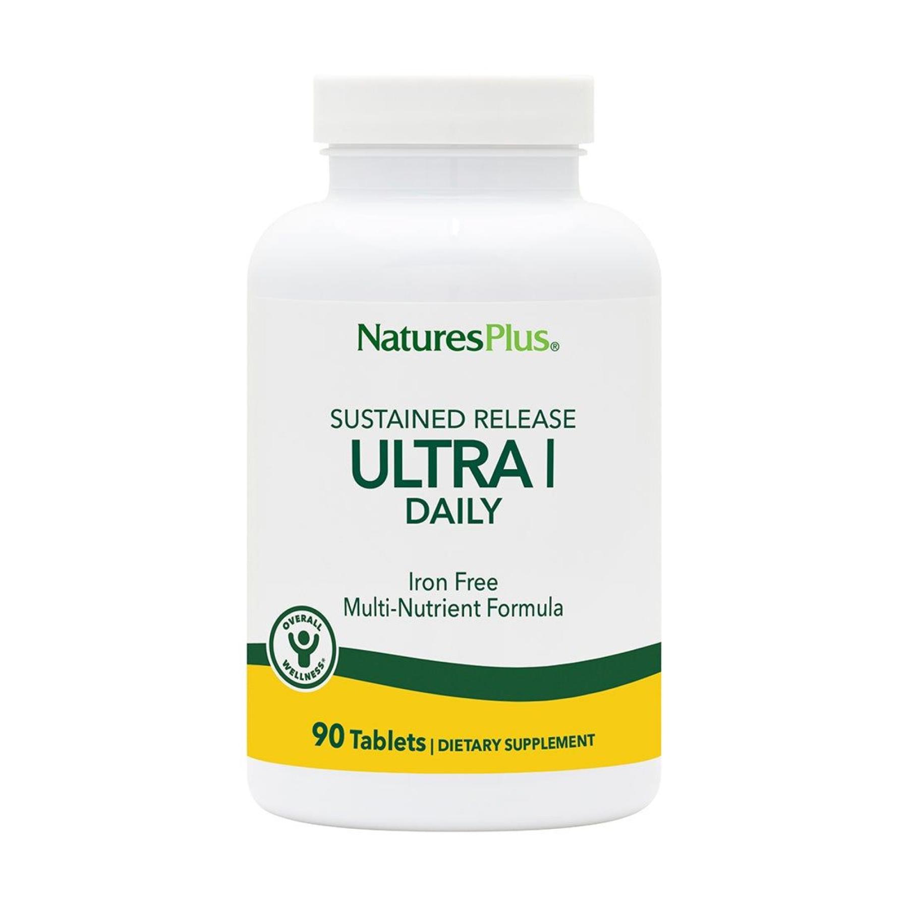 Мультивитамины Nature's Plus Ultra I Multi Iron-Free 90 таблеток (30185)