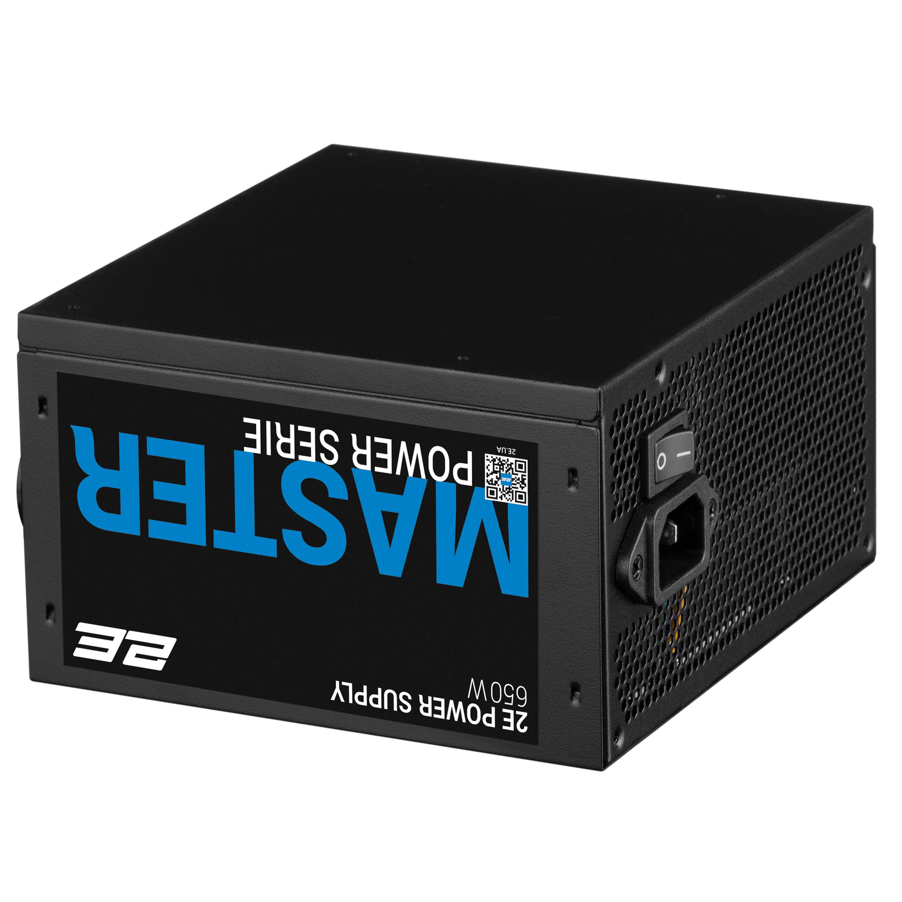 Блок живлення для комп'ютера 2E Master Power 650 Вт ATX 1 вентилятор 120 мм (2E-MP650-120APFC) - фото 4