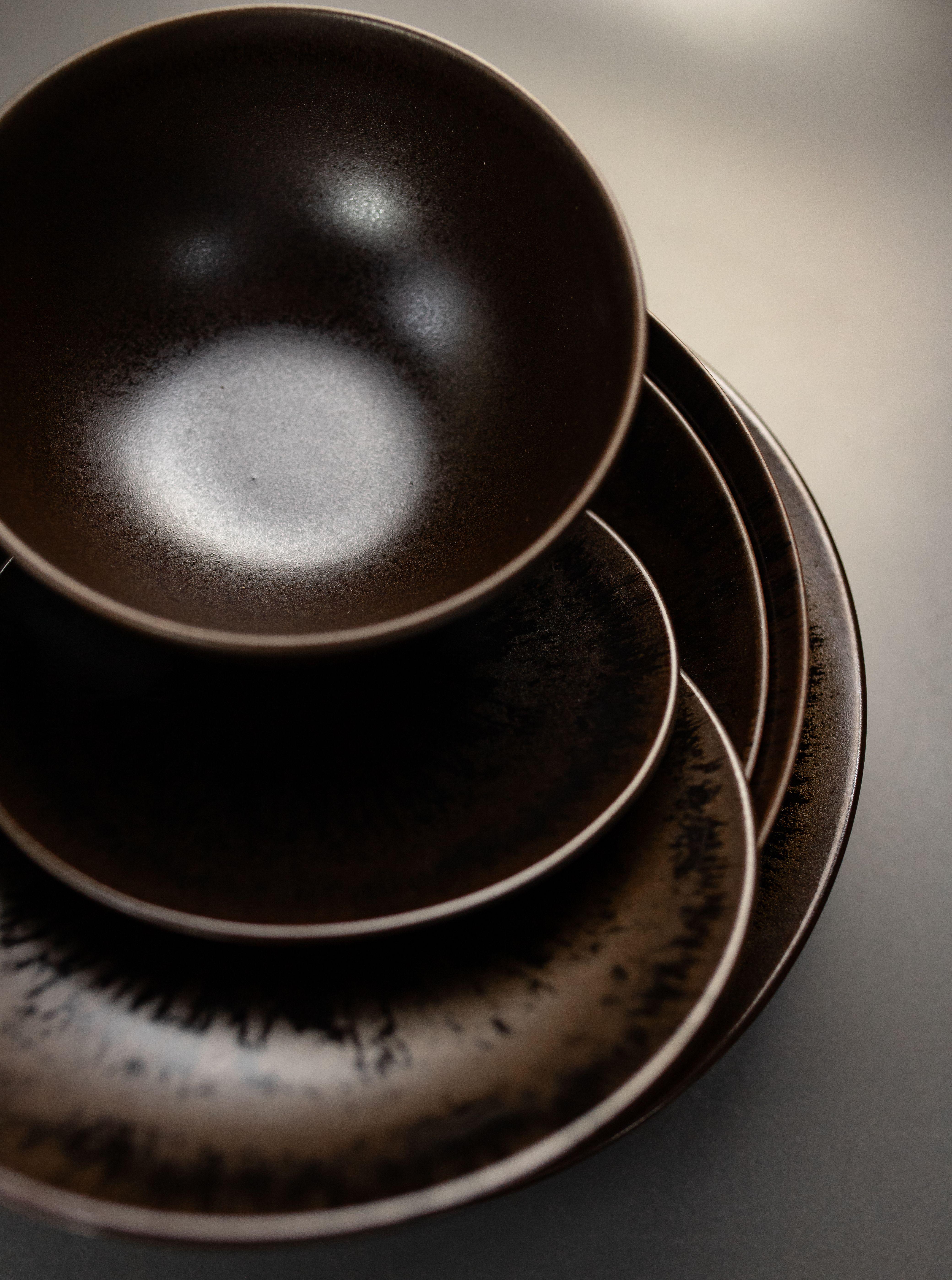 Тарілка плоска Mesa Brown Metalic Jaspe 21 см (FF6021351753) - фото 3