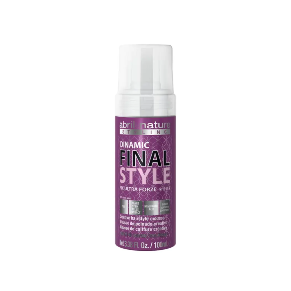 Мус для укладання надсильної фіксації Abril et Nature Styling Dinamic Final Style Fix Ultra Forze 100 мл