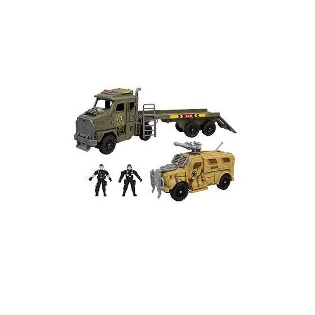 Игровой набор военной техники 2 фигурки военных/грузовик Green (163970)