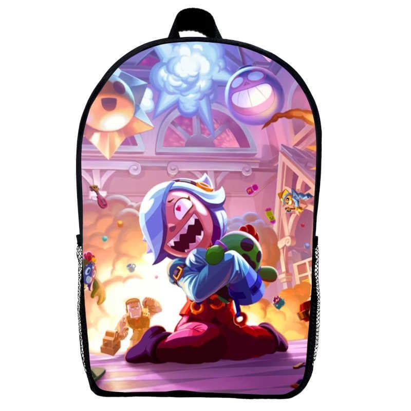 Школьный рюкзак Бравл Brawl Stars 06 Колетт 39х27х14 см 14 л Черный (2297600364)