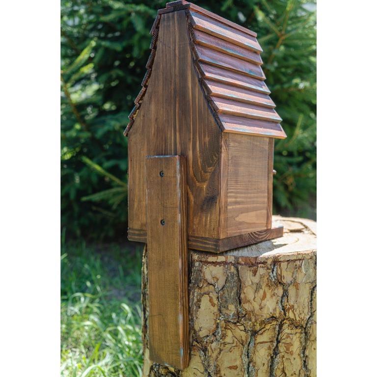 Скворечник Геник из дерева обработанного защитной декоративной пропиткой 37×18×26 см - фото 2