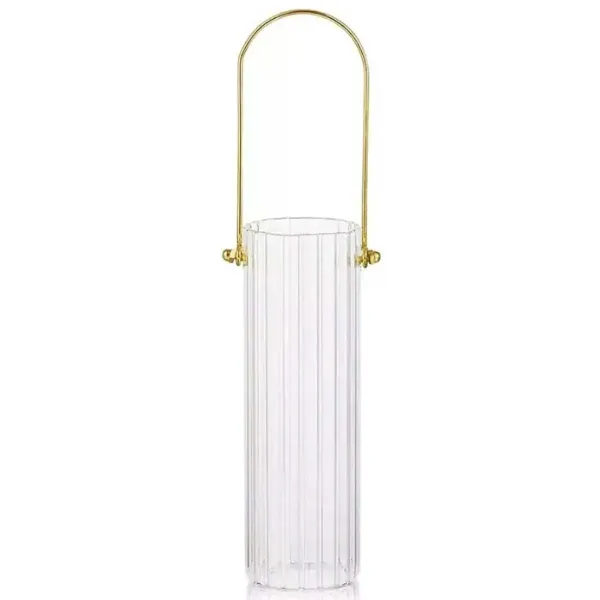 Ваза для цветов Clear стеклянная 29,5 см Прозрачный (HP-1726)