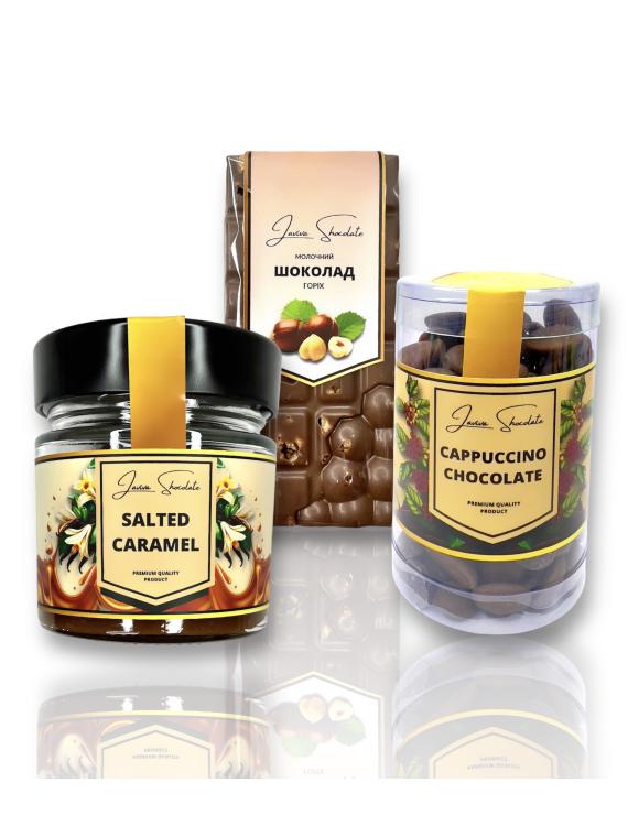 Шоколадный подарочный набор LAVIVA CHOCOLATES Cappuccino 390 г (0095)