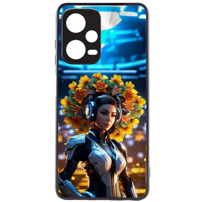 Противоударный TPU+PC чехол Prisma Ladies для Xiaomi Redmi Note 12 4G Cyberpunk