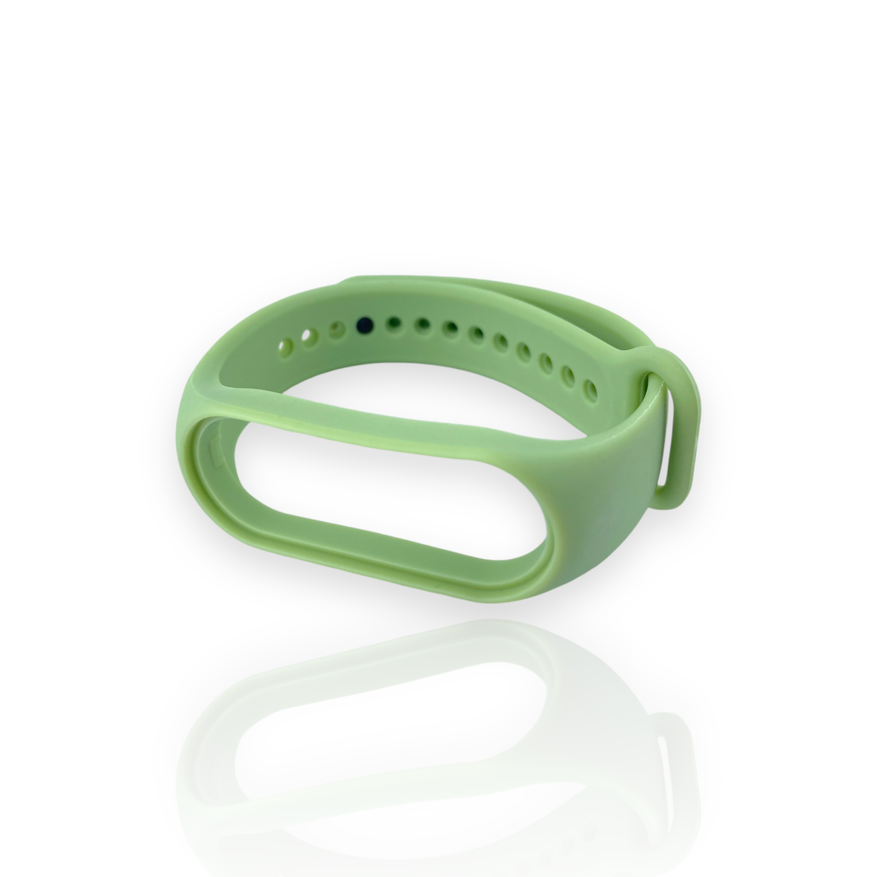 Ремешок силиконовый для Xiaomi Mi Band 5/6/7 MRK Оливковый