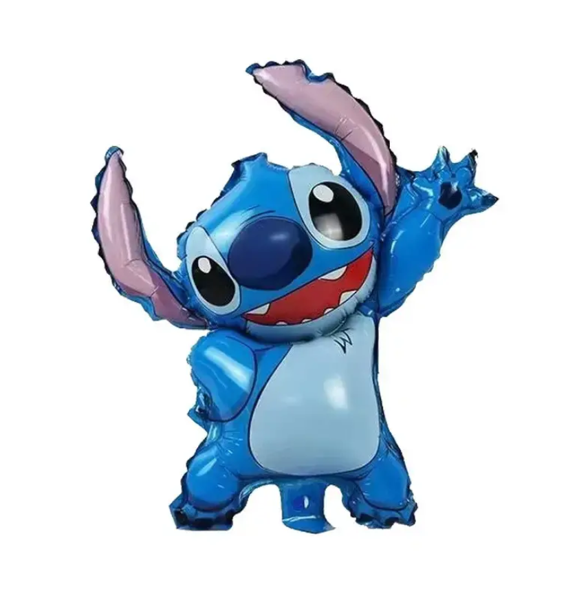 Воздушный шар фольгированный Стич 58х50 см Голубой (14678)