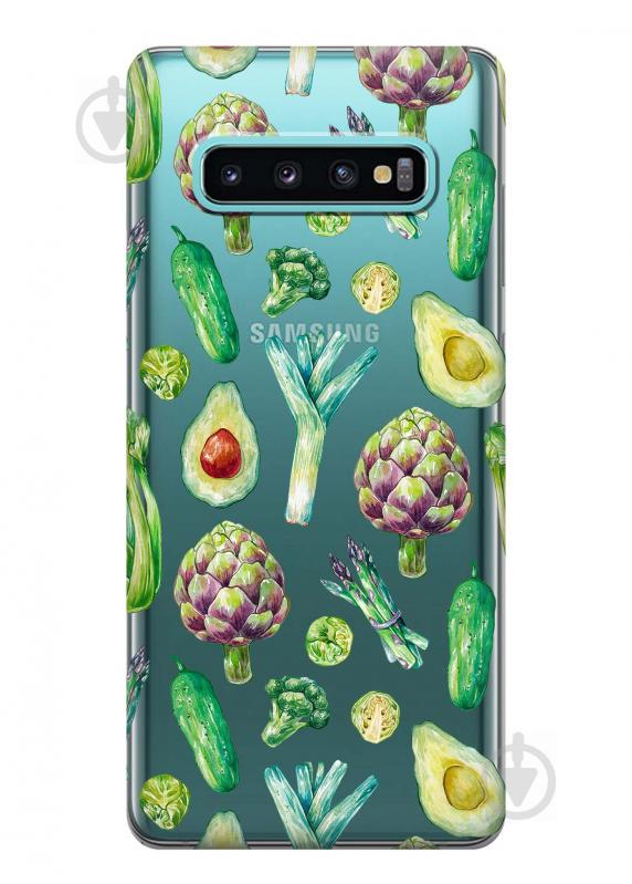 Чехол iSwag для Samsung Galaxy S10 Полезная еда (H424)