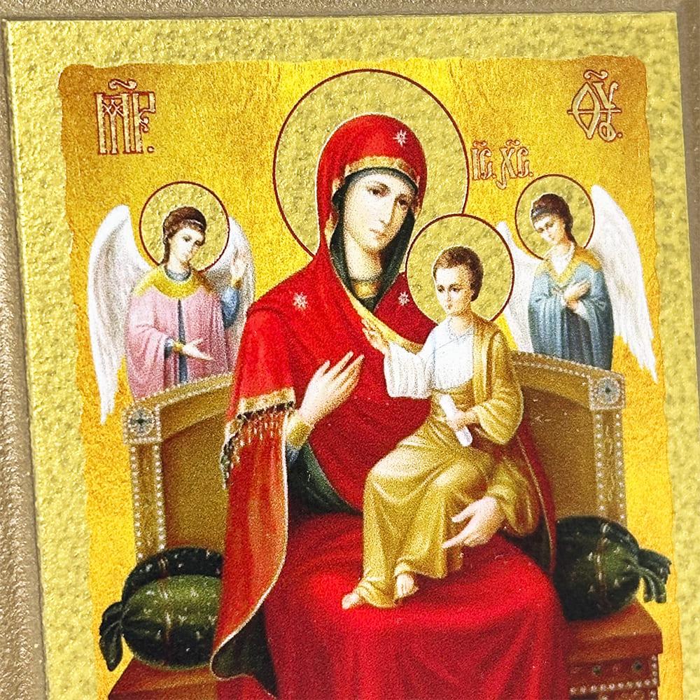 Ікона Свята Богородиця Всецариця 9х12 см (11513-9x12) - фото 3 Ікона Свята Богородиця Всецариця 9х12 см (11513-9x12) - фото 3