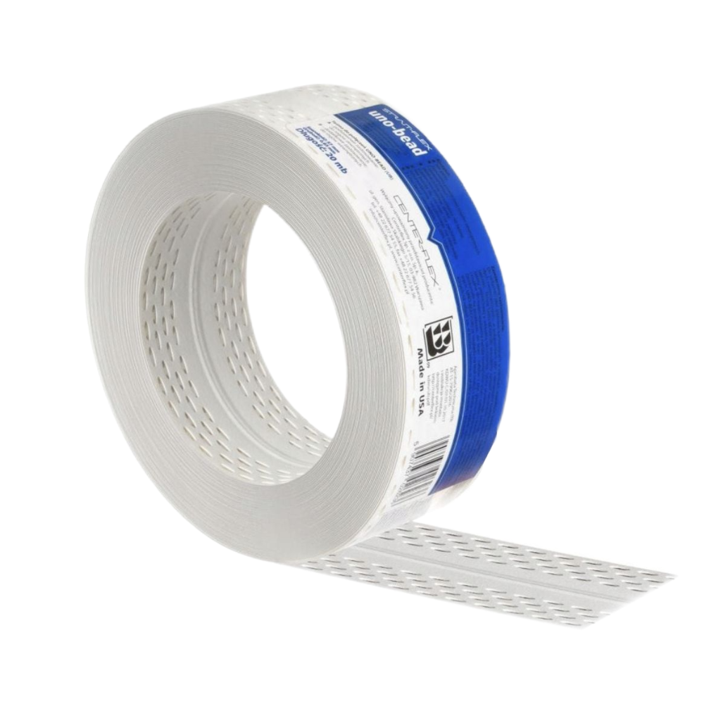 Стрічка-американка композитна Strait Flex UNO-BEAD для кутів гіпсокартону 57 мм 20 м Синій (29919089)