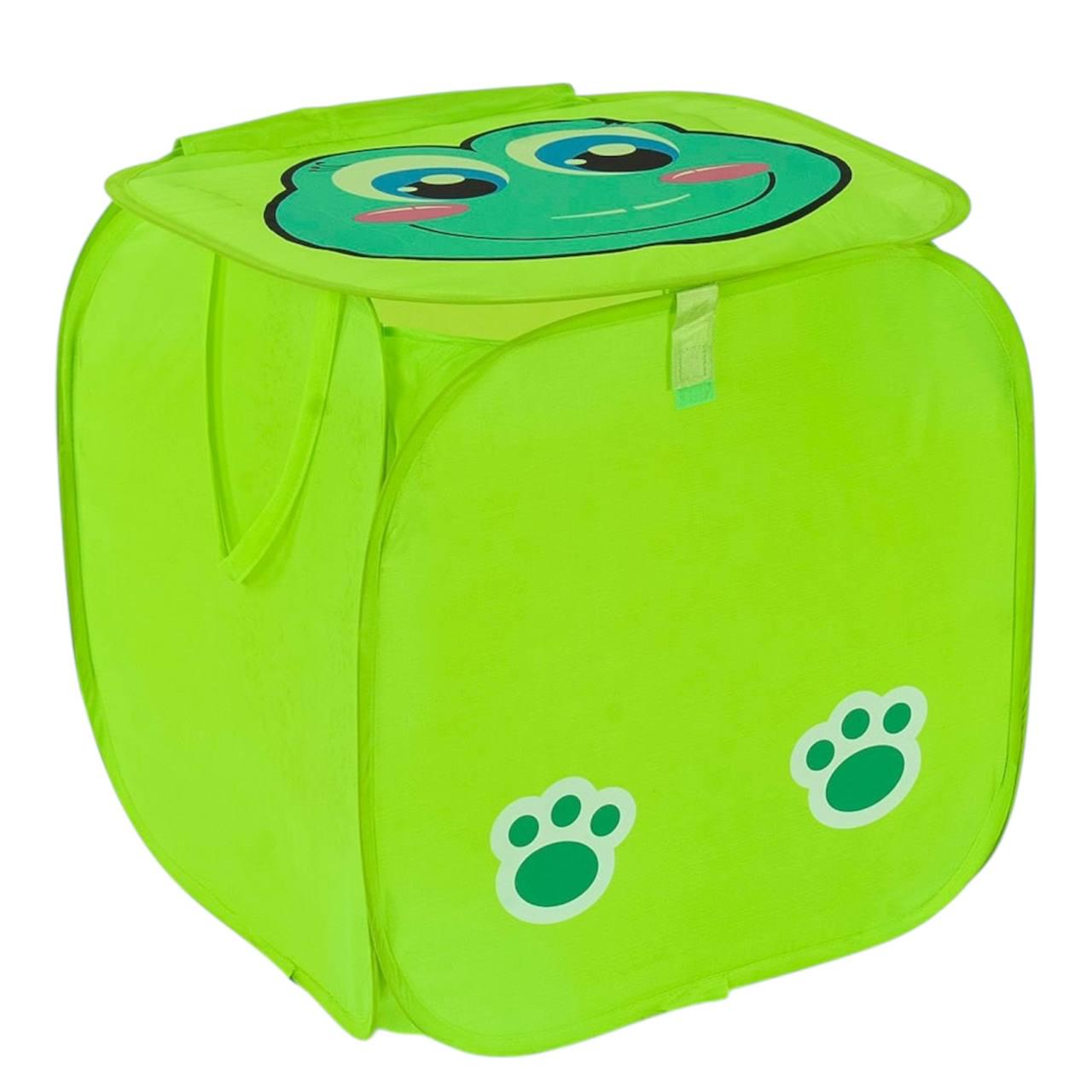 Корзина для игрушек С 36581 складная 45х46 см Зеленый (28461266)