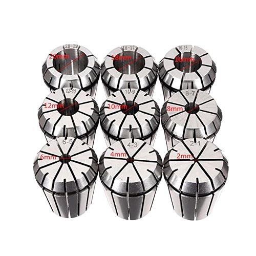 Набор цанг ER32 для станка с ЧПУ 2-20 мм 9 шт. (5400) - фото 2 Набор цанг ER32 для станка с ЧПУ 2-20 мм 9 шт. (5400) - фото 2