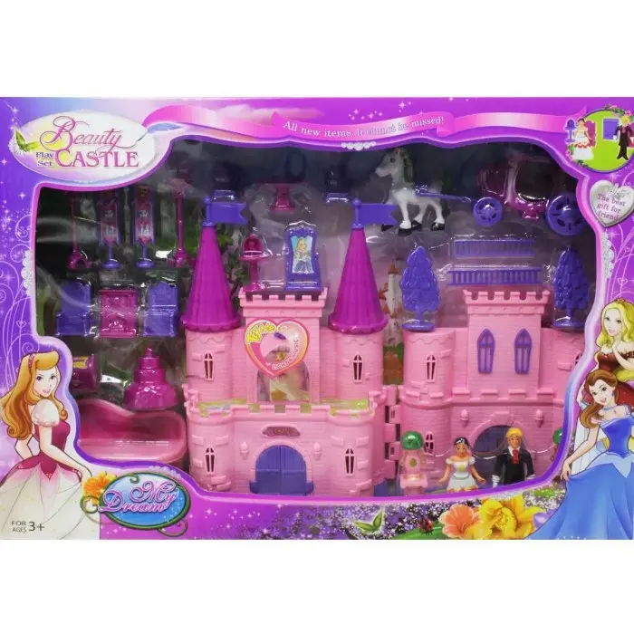 Замок игрушечный кукольный SG-2964 16х11х23 см (350564)