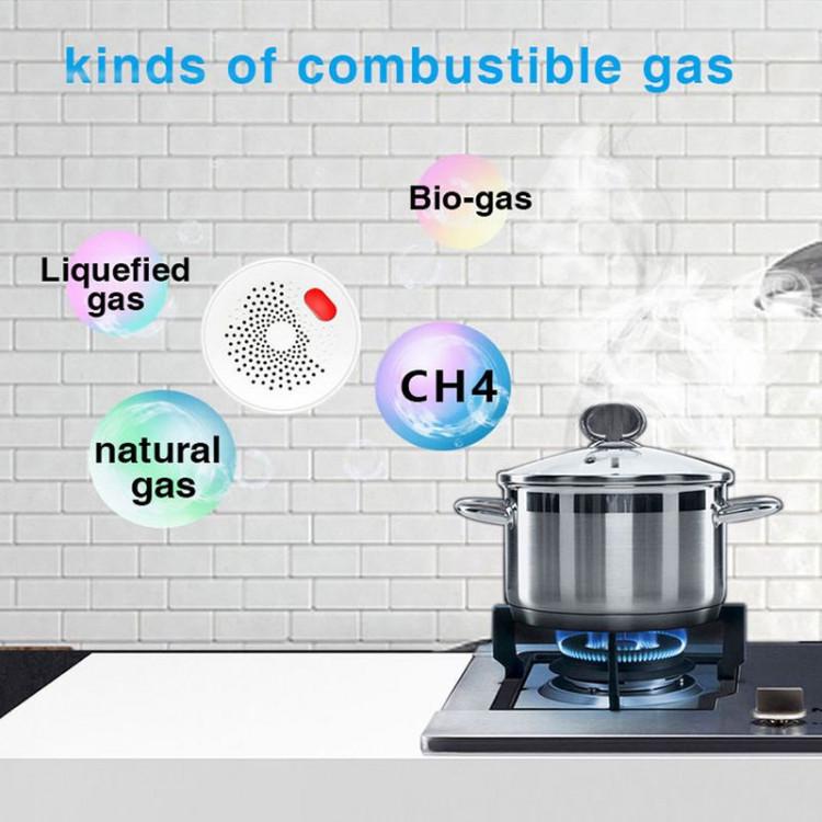 Датчик витоку газу Tuya Wifi Combustible Gas Detector з інформуванням на мобільний телефон - фото 8