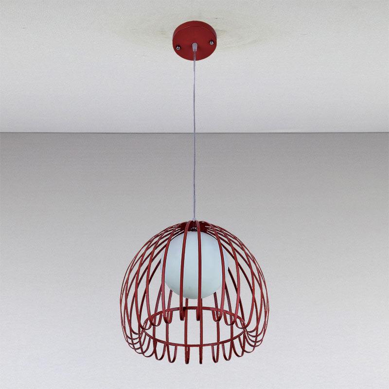 Люстра подвесная Light House LS-11034-1 Красный (7954)