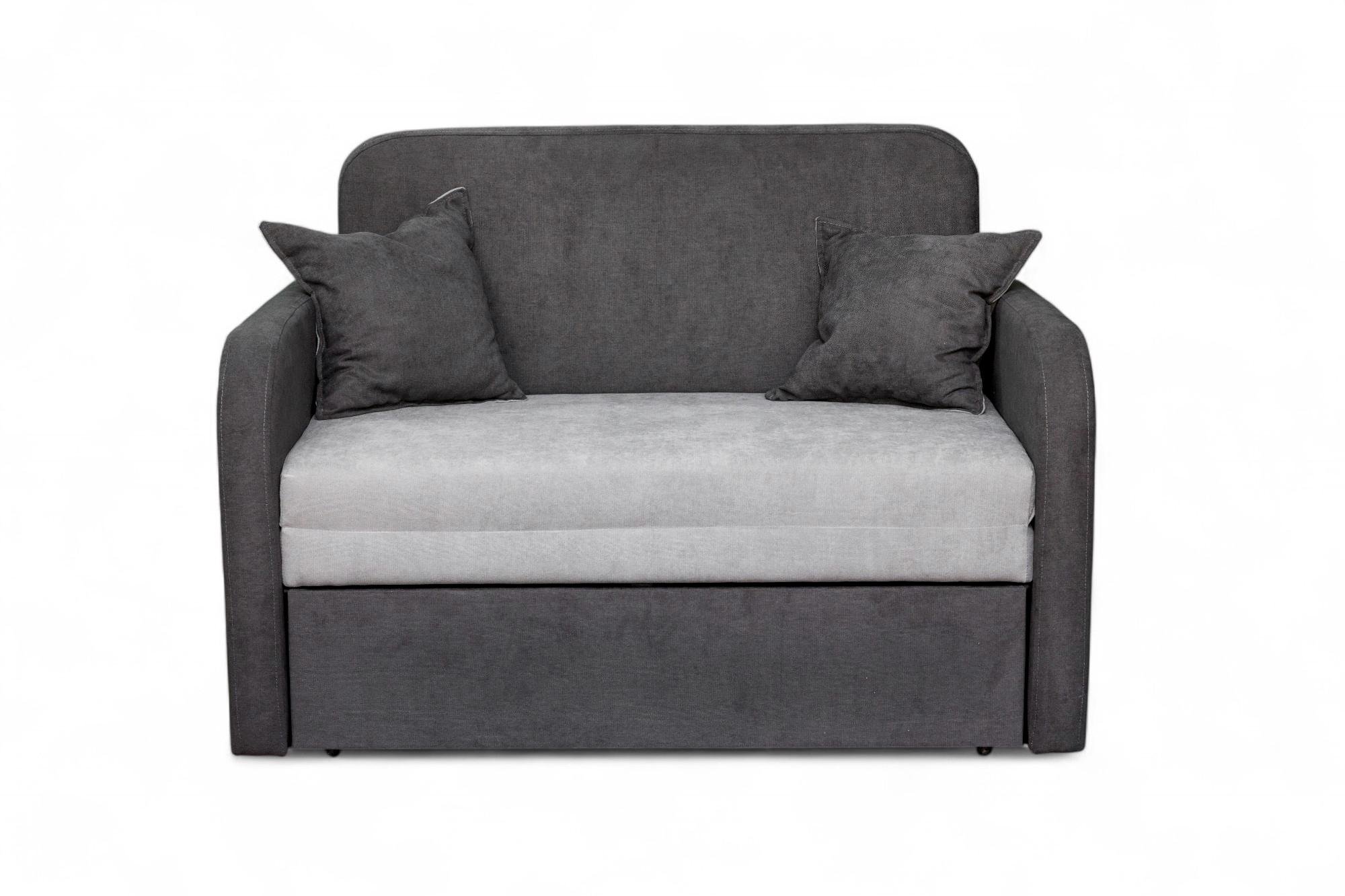 Диван-малютка Карлсон 110 110х195 см Серый/Светло-серый (29903160)