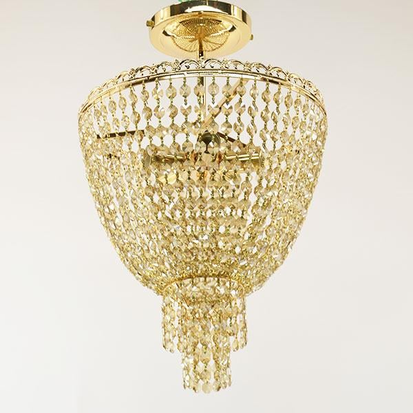 Люстра стелева 50128/5 на 5 ламп Золотистий (30832603)