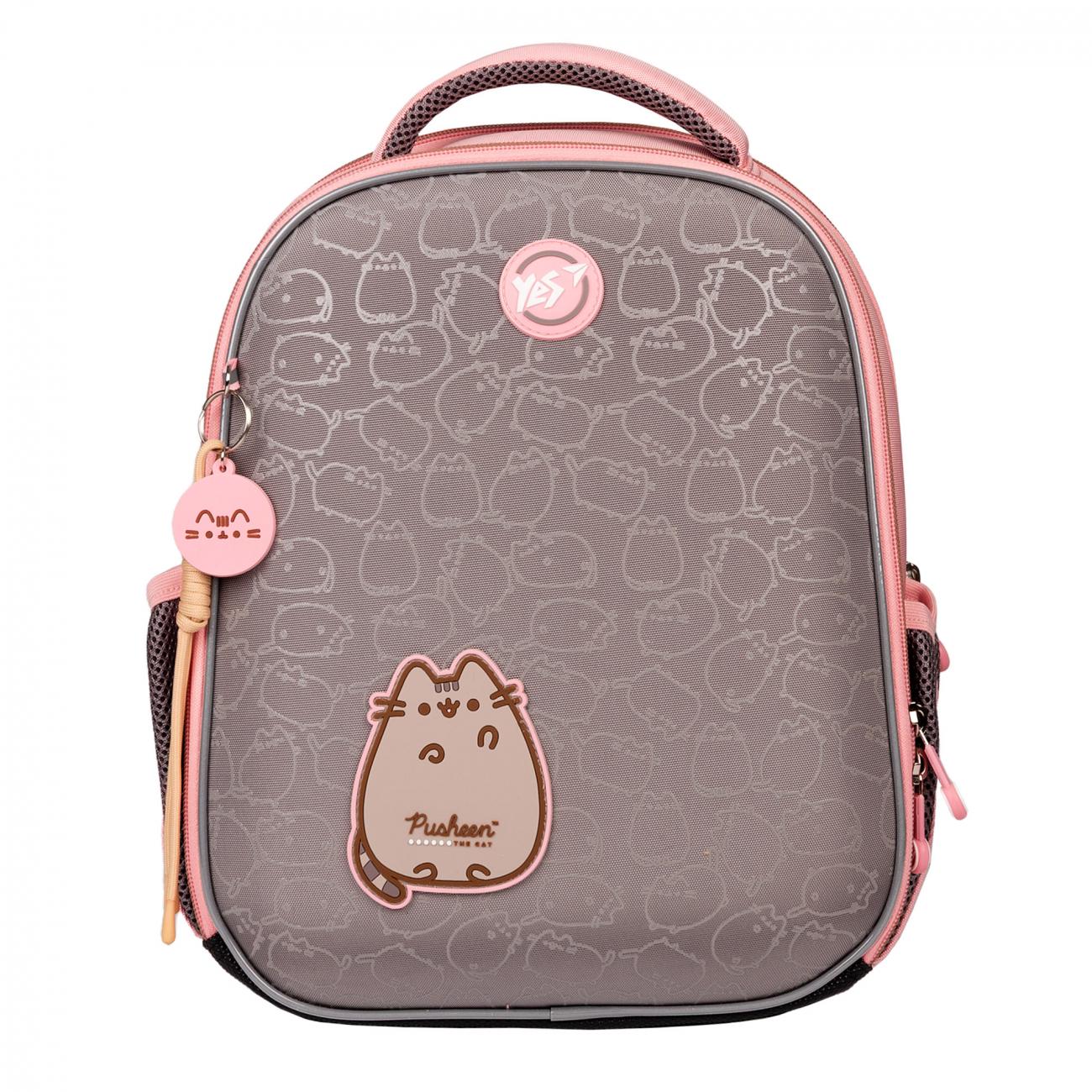 Шкільний рюкзак каркасний з ортопедичною спинкою YES Pusheen Fatty H-100 (559851/995068) - фото 5