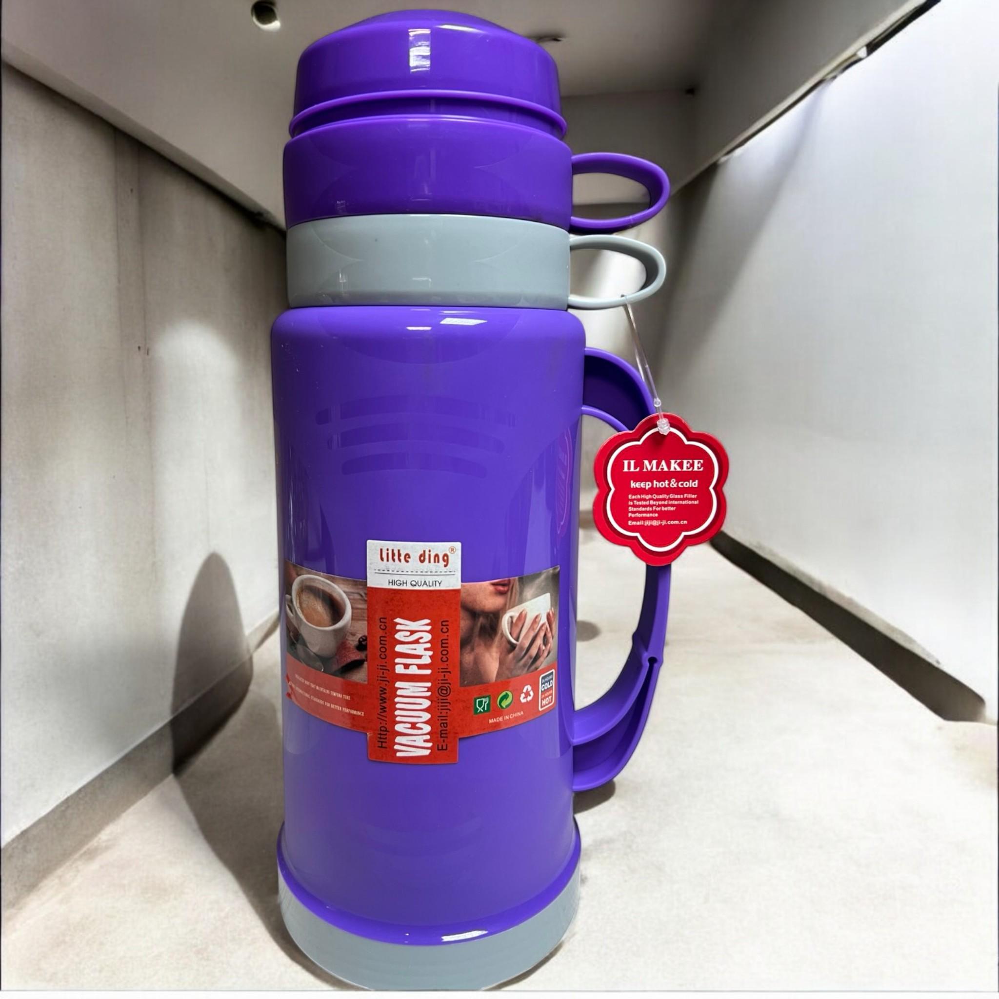 Термос UKC T108 с крышкой нержавеющая сталь 1000 мл Purple (Т-Т108Purple) - фото 5 Термос UKC T108 с крышкой нержавеющая сталь 1000 мл Purple (Т-Т108Purple) - фото 5